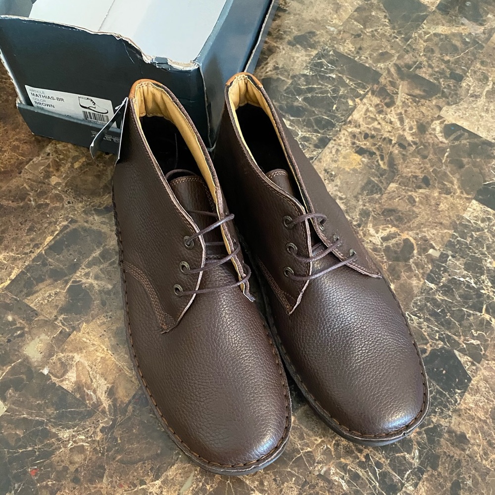 men's leather lace-up shoes